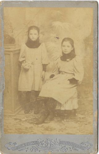 Cabinet Card Late 19th C?.  For Hofind Only