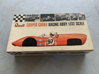 Revel Vintage 1/32 Scale Cooper Cobra Slot Car Body 1965