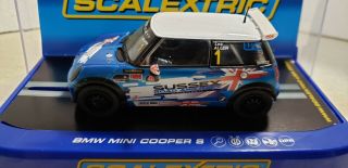 1/32 Scalextric C3528 Bmw Mini Cooper S Slot Car Dpr