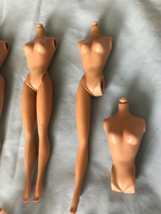 5 - 6 Vintage Ponytail Barbie “Body,  Parts Lot” - TLC - Mattel. 3