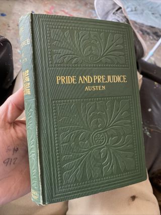 Pride And Prejudice • Jane Austen • 1903 Rare Antique Literature Vintage