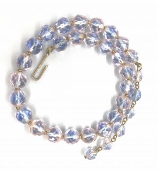 Antique Victorian Edwardian Faceted Saphiret Necklace