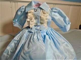 Fancy Light Blue Dress,  Shoes For Vintage Madame Alexander Cissy