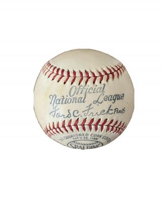 Vintage Spalding Ford Frick Official National League Baseball 1934 - 1951