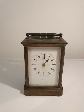 Antique Late 19th Century Large Carriage Clock