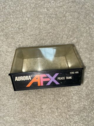 Aurora Afx Peace Tank Case Only W/ Misc Car