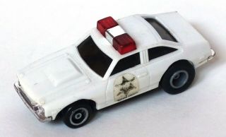 Vintage Ideal Dukes Of Hazzard Slot Police Car Ho Scale