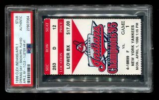 1996 Baseball Ticket Stub - Derek Jeter HR 1 - Rare 3