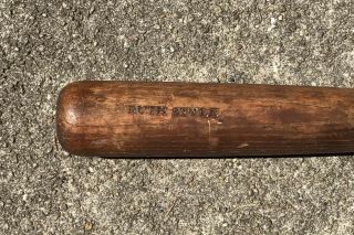 1940’s Adirondack 35” Babe Ruth Style Reverse Label Baseball Bat & Yogi Berra Ba