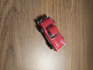 ho scale slot cars - Red Chevy Corvette, 2