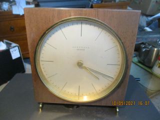 Vintage Junghans Meister Chiming Mantel Clock Art Deco\made Germany