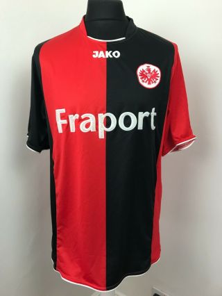 Eintracht Frankfurt Home Football Shirt 2007 - 2008 Soccer Jersey Trikot Size Xl