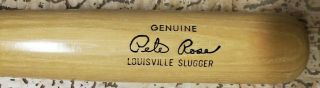 Vintage Louisville Slugger Pete Rose Wood Baseball Bat 125 Prs2