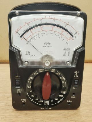 Triplett Model 630 - Apl Type 3 Multimeter Volt Ohm Current Meter