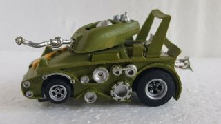 Vintage Aurora Afx Peace Tank Ho Slot Car