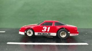 Red Life - Like 31 Rokar Olds Cutlass 1:64 Scale Stock Slot Car