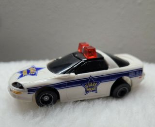 Tyco Hot Wheels State Police Ho Slot Car