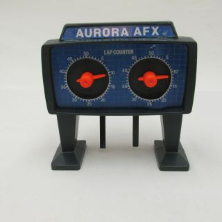 Aurora Tomy Afx Automatic Lap Counter Ho Scale Counts 50 Laps Vn Cond