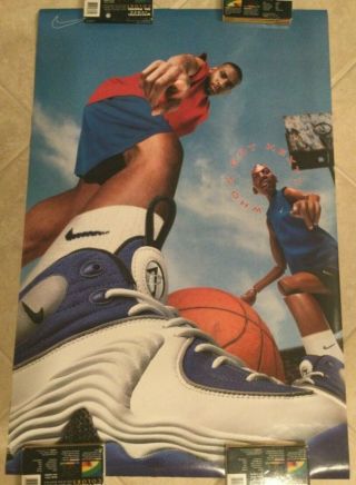 1997 Penny Hardaway Nike Poster " Who 