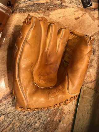 Mickey Mantle Rawlings Mm7 Personal Model Left Hand Model