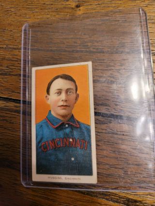 1909 - 1911 T 206 Tobacco Card - Miller Huggins,  Cincinnati (portrait)