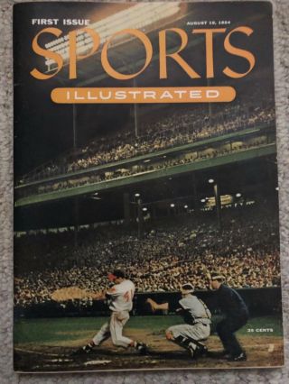 First Issue Sports Illustrated August 16,  1954 W/original Mailer