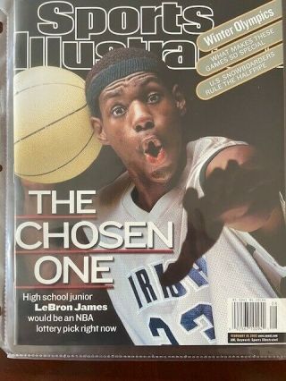 2002 Lebron James First Sports Illustrated The Chosen One No Label