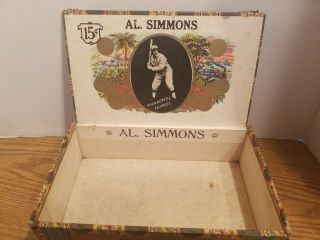 1930s Al Simmons Milwaukee Cigar Box Label Philadelphia A 