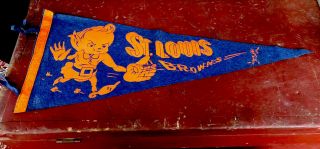 Rare - 1950’s St.  Louis Browns Pennant -