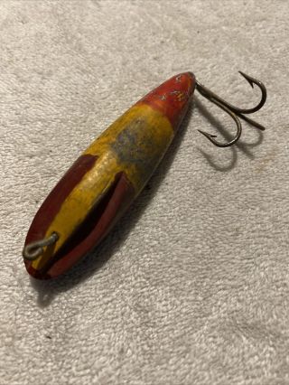 Vintage Bite - Em - Bate 3 " Wood Fishing Lure