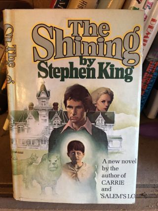 Vintage Book The Shining Stephen King Doubleday 1977 Hardcover