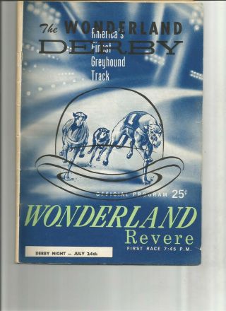 Racing Greyhound dog programs 12 Wonderland Derby ' s 1960 - 1970 package 2