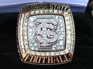 2015 Florida State Seminoles Rose Bowl Champions Championship Player Ring