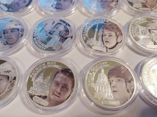 GRANDEUR COIN set HIGH RELIEF 20 COINS Mcdavid,  Crosby,  Gretzky,  Ovechk 2