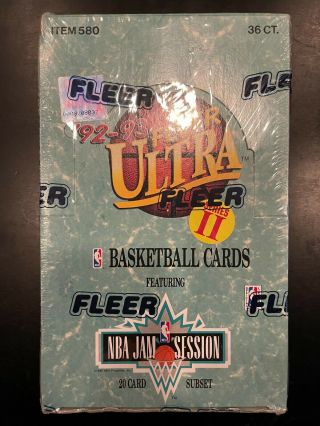 1992 Fleer Ultra Series 2,  36 Wax Packs In Factor Wrap.  Shaq Rc/jordan?