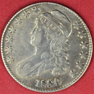 1830 Capped Bust Half Ch Vf