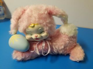 Rare Vintage Rushton Star Creation Rubber Face Bunny Rabbit Plush Toy Doll