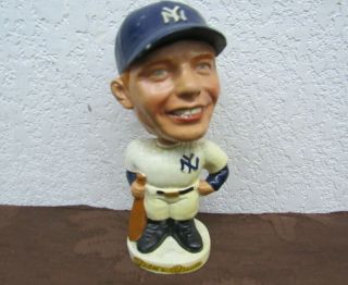 Vtg.  1960s Mickey Mantle York Yankees Ny Nodder Bobblehead Doll 7 " Mh