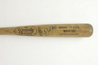 Frank Thomas White Sox Game & Autographed Cracked Baseball Bat Psa Cert