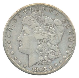 1903 S San Francisco Morgan Silver Dollar Choice Very Fine Vf,