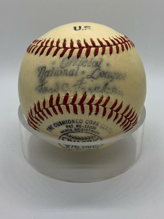 1947 - 48 Spalding President Ford Frick Official National League Baseball Ball