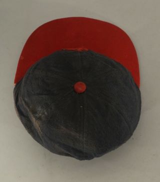 RARE 1950 ' S ST.  LOUIS CARDINALS RED MAN CHEWING TOBACCO BASEBALL PREMIUM CAP 3