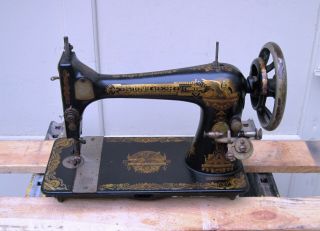 Antique 1902 Singer Model 27 Sphinx Treadle Sewing Machine Head