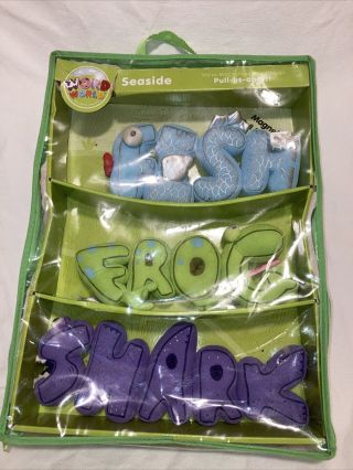 Word World Frog Shark Fish Pull Apart Magnetic Plush Letters Duck Sheep Bug