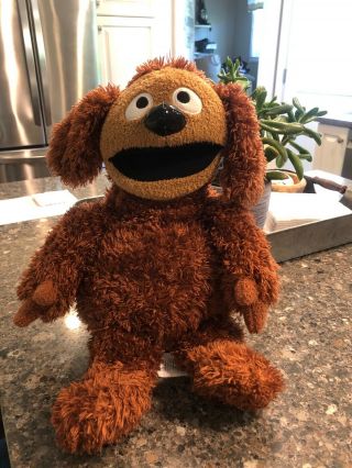 Muppets Most Wanted Rowlf Plush Doll Disney Authentic 16 Inch