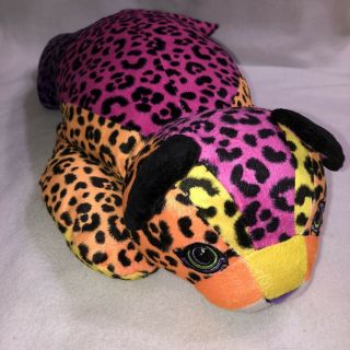 Rare Lisa Frank Hunter Cheetah Leopard Plush 2017 21 " Stuffed Cuddle Pillow
