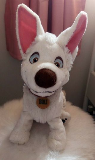 Rare Disney Store Bolt Dog Plush