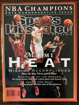 2012 Sports Illustrated Commemorative - Nba Champions Miami Heat - Lebron James