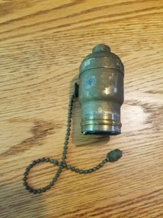 Antique Lamp Light Handel Hubbell Socket Early Version