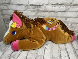 Vintage 1998 Lisa Frank 20” Rainbow Chaser Horse Plush -
